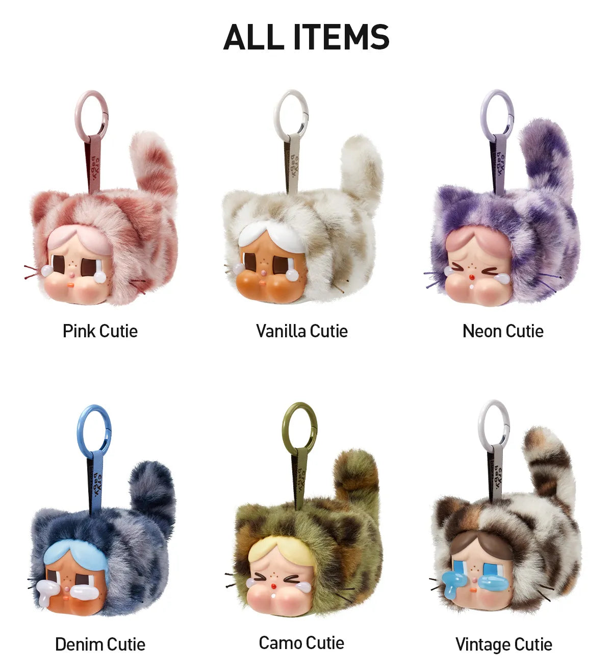 CRYBABY Wild but Cutie Series - Vinyl Plush Pendant