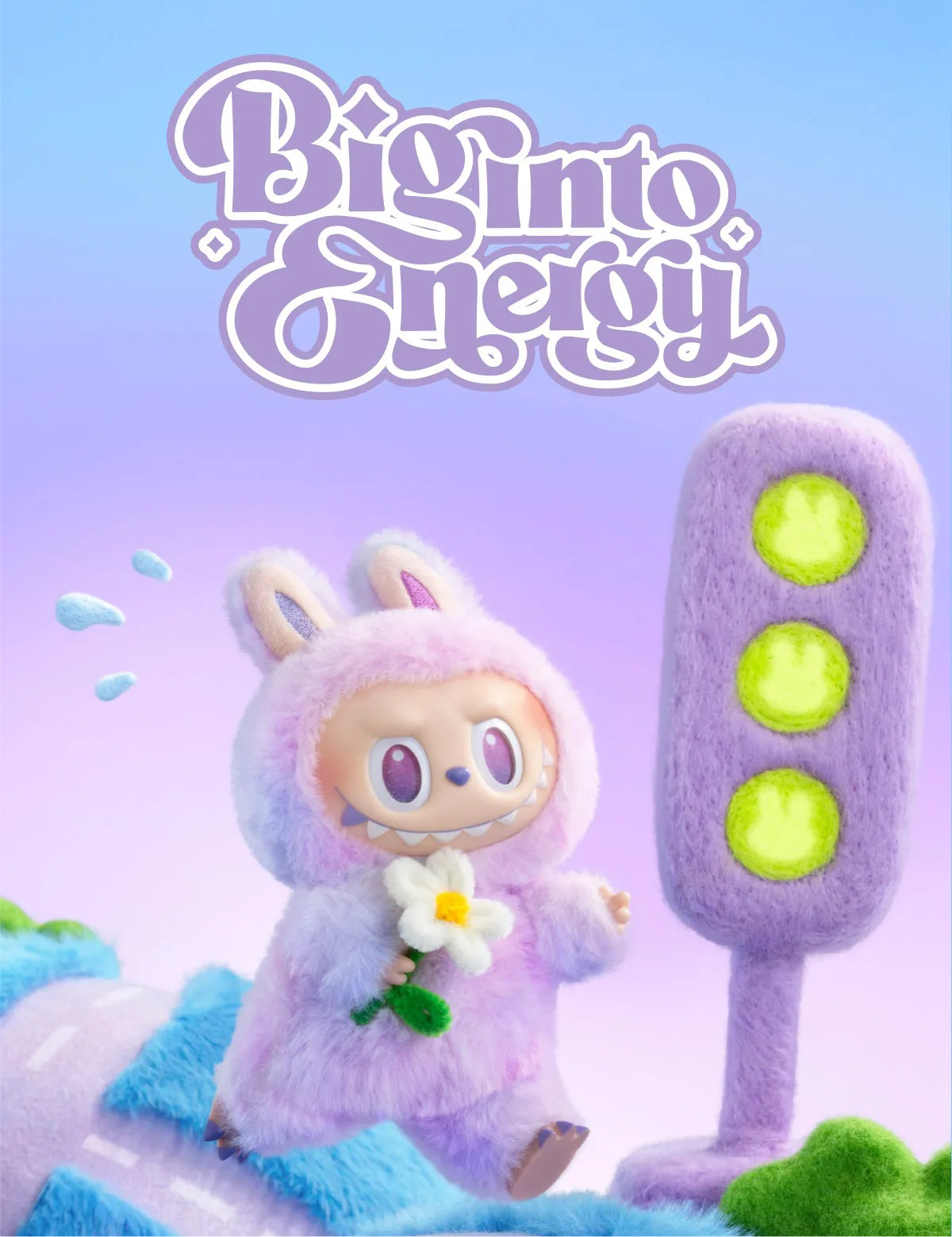 THE MONSTERS Big into Energy Series-Vinyl Plush Pendant