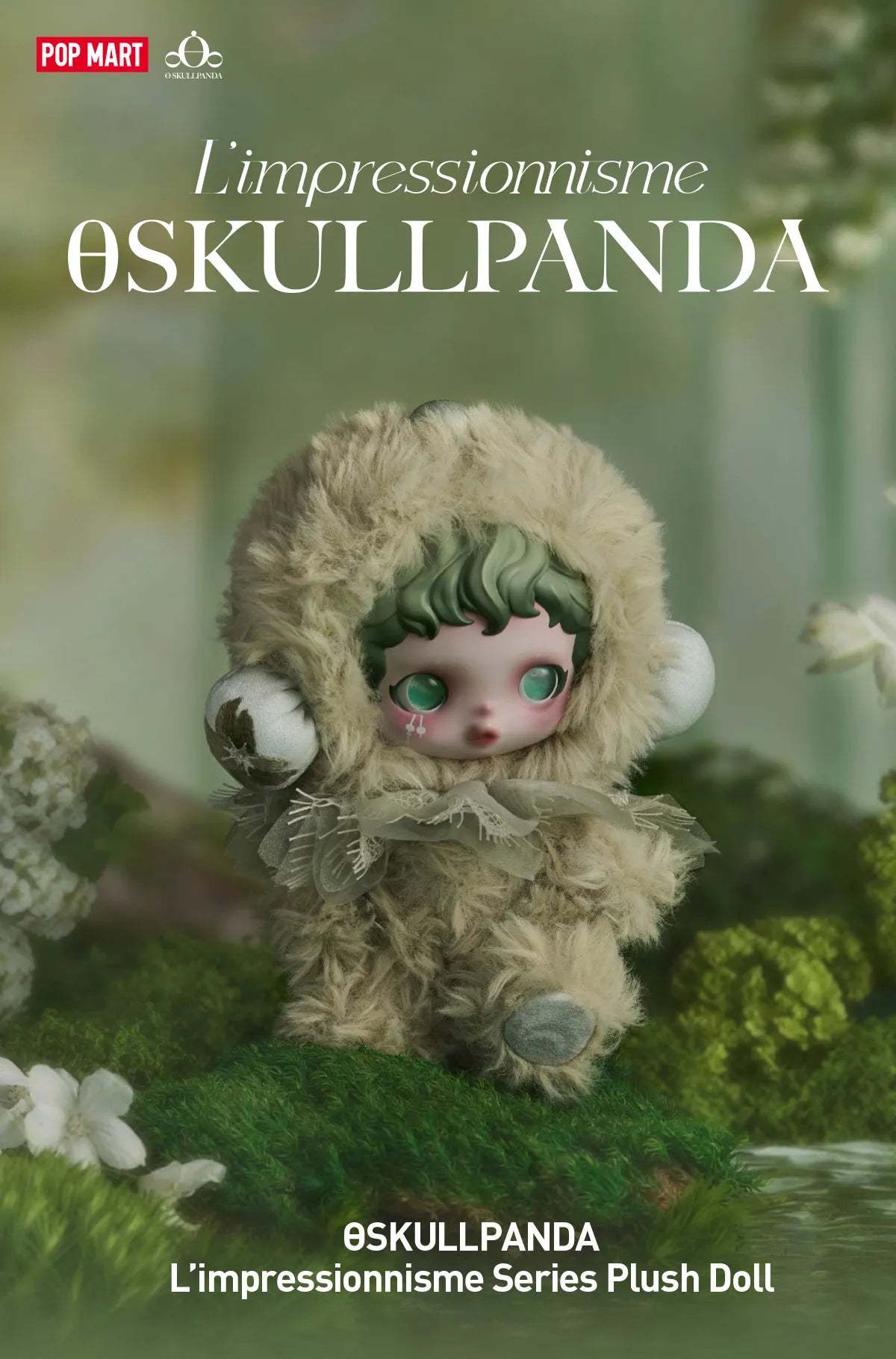 【さくらさま専用】SKULLPANDA L’impressionnisme 𝐒𝐊𝐔𝐋𝐋𝐏𝐀𝐍𝐃𝐀 drifts through a garden of light, where